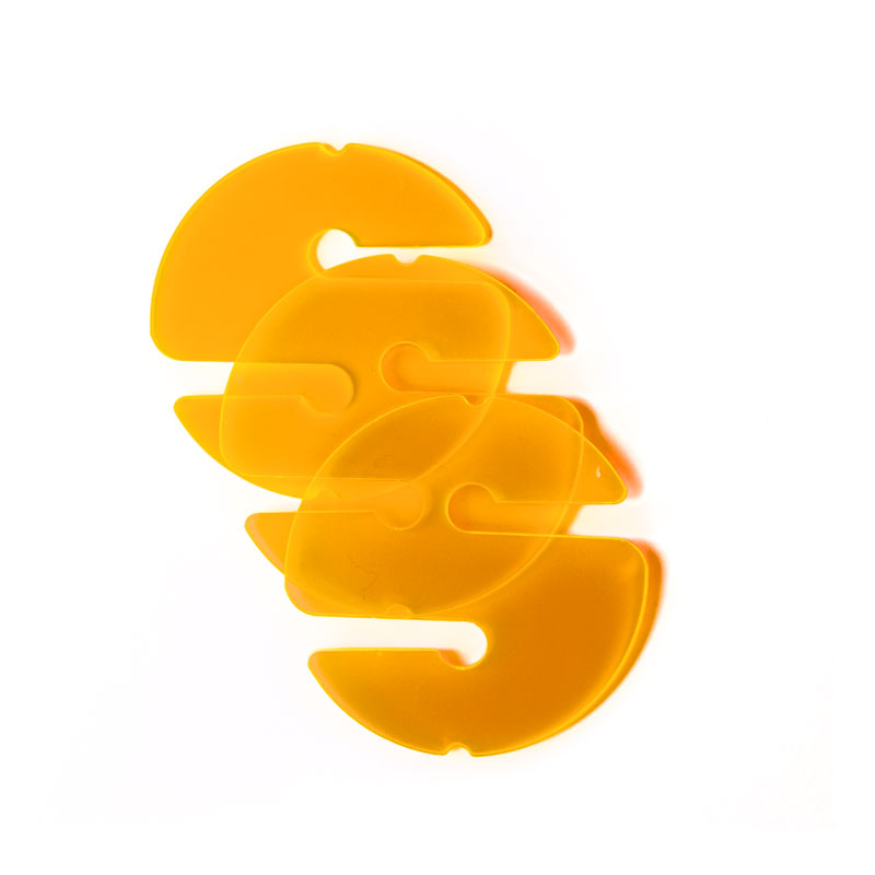 3 Cookies (Non-Directional Marker) - Transparent Orange - Razor Go Side Mount